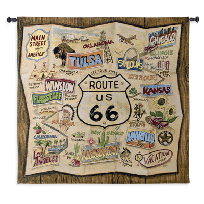 Tapisserie Route 66