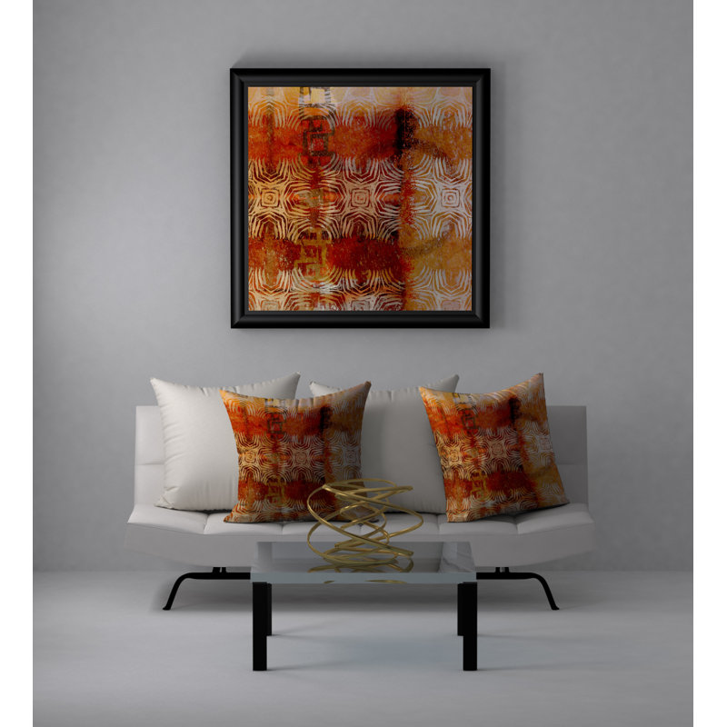 Geometric Reversible Throw Pillow, 20" x 20"