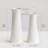 Parmele Ceramic / Porcelain Table Vase Modern White Ceramic Flower Vases Set-156799438