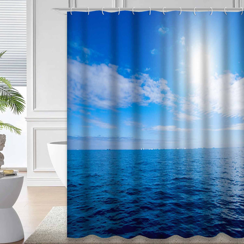 Rideau de douche Sunset Ocean, L 72 po x l 72 po