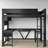 Full Loft Bed With Built-In L-Shaped Desk, Led Light And Charging Station-728648416