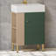 Meuble-lavabo simple 21,6 po avec plateau en céramique -1668652921