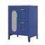Meuble-lavabo 24 po avec lavabo, deux tiroirs et porte, tablette réglable-114222150