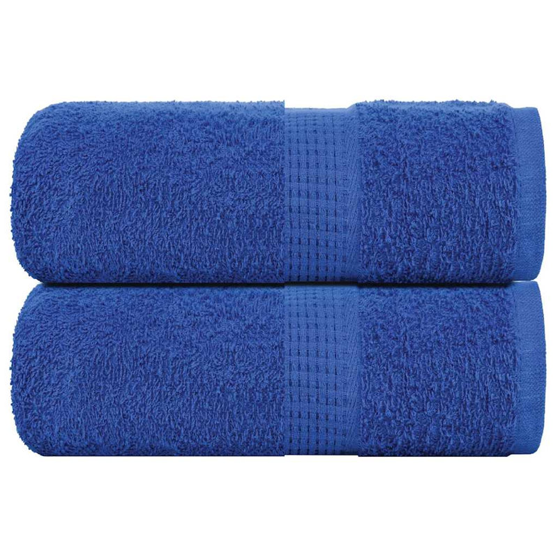 Ressa 100% Cotton Fingertip Towel, Blue