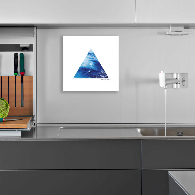 "Ocean Triangle" par Seven Trees Design, H 12 po x l 12 po x P 0,13 po