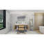 Base de meuble-lavabo simple 58,5 po mural seulement-58199413