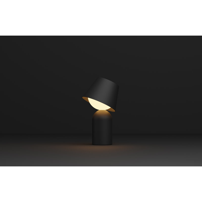 Guy LED Outdoor Wall Lantern, 3.6" H x 3.6" W x 7.9" D, Matte Black