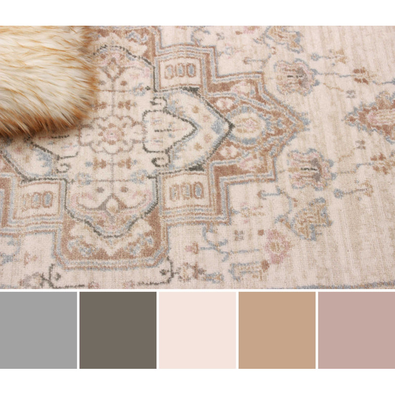Tapis ivoire Katie, Tapis de couloir 2 pi 8 po x 8 pi 2 po