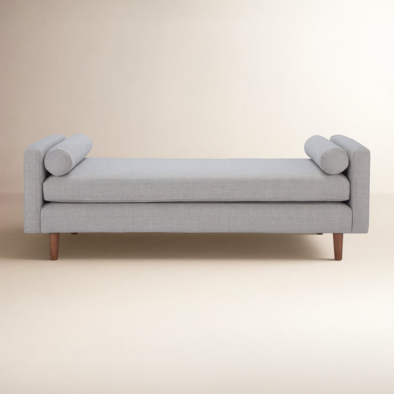 Laguna Upholstered Daybed, Flax Performance Basketweave