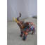 Sculpture éléphant en résine Pop Art