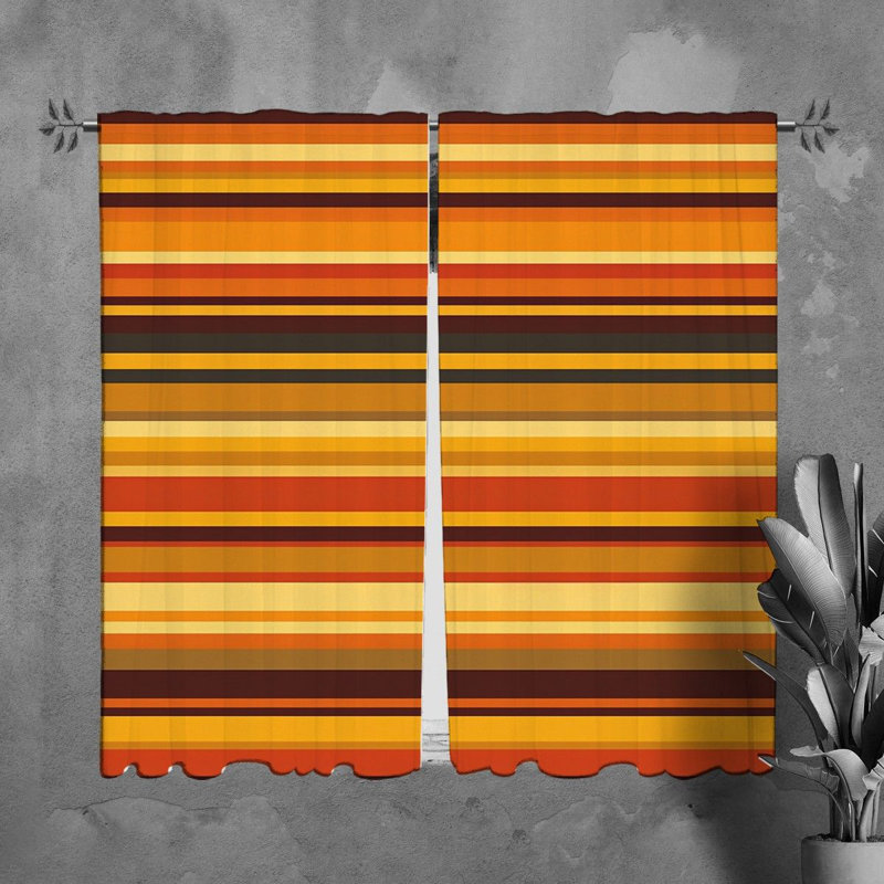 Zakirah Room Darkening Curtain Pair, 20" W x 61" L