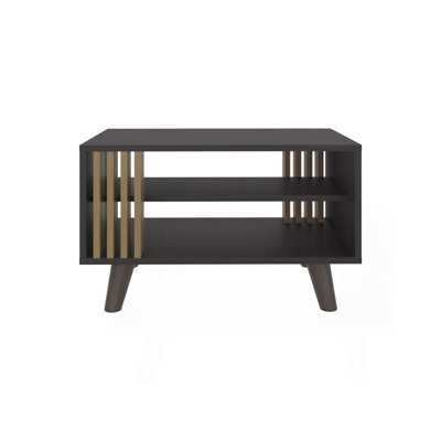 Shawnee Coffee Table Kronos Wengue, Living Room, Natural and Black