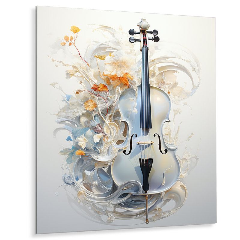 «Flutes Whisper Silver Grace» sur, H 32 po x l 24 po x P 1 po