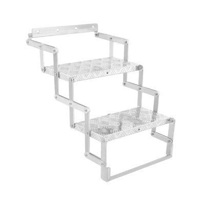 Échelle d'escalier pliable à ciseaux en alliage d'aluminium 2/3/4 marches pour camping-car / camping-car