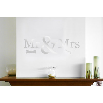 Mr Mrs Wall Sticker