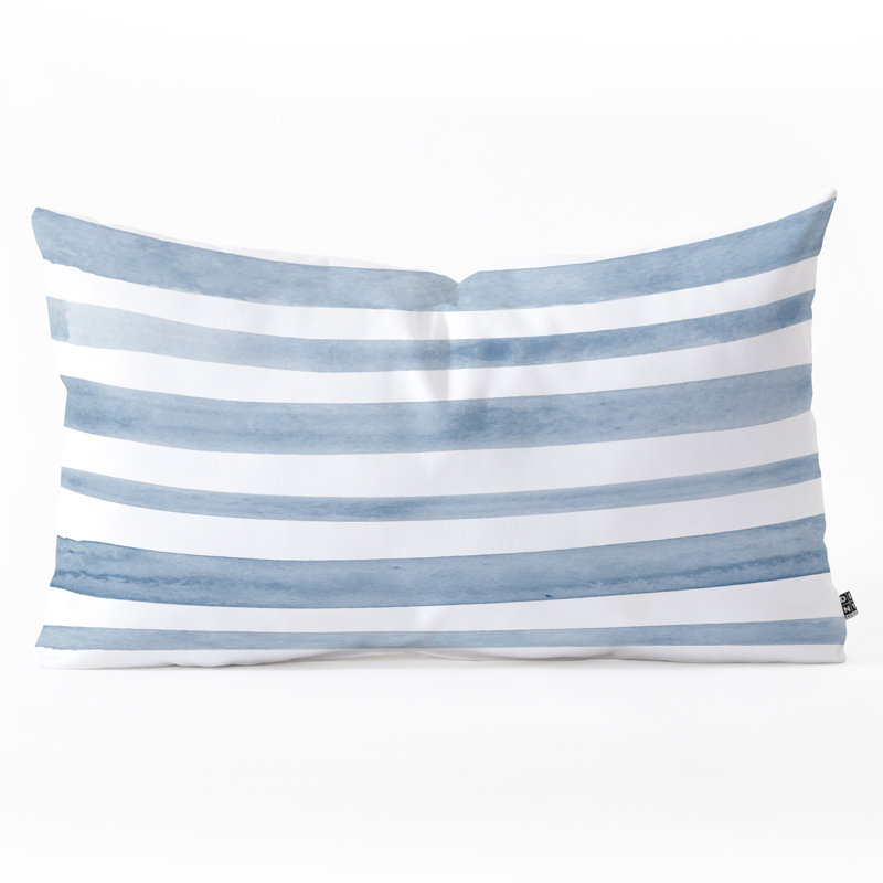 Coussin lombaire à rayures kelly haines, Bleu