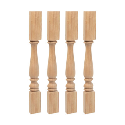 Bornaman Half Round Island Legs, Pack of 4