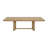 Brown Trestle Table With Leaf