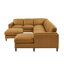 Canapé modulaire en cuir avec repose-pieds Agatina-3253847