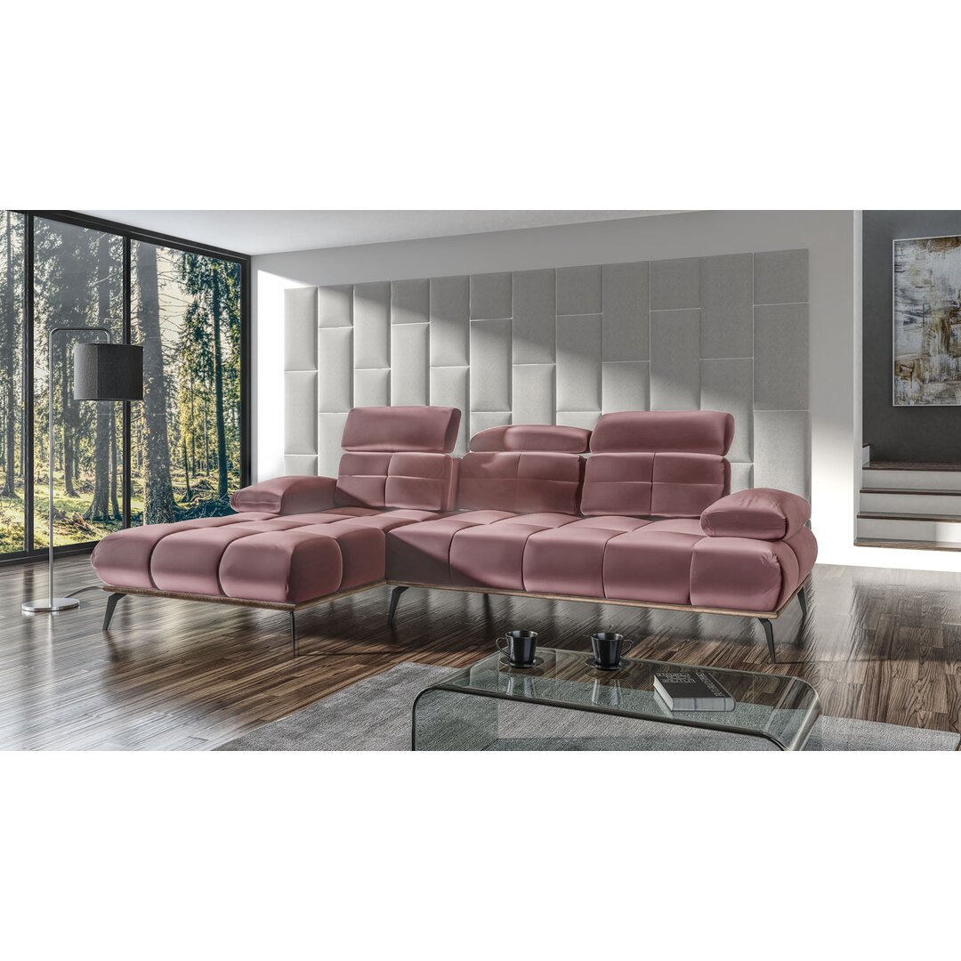 Premium Ecksofa Biggs aus Samt