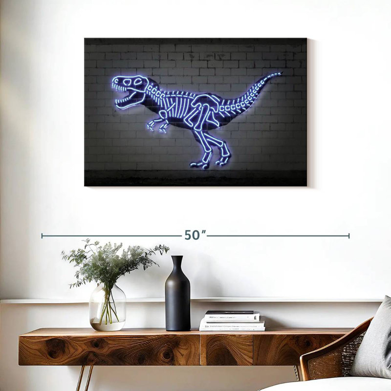 Brampt T Rex Bones, 24" H x 36" W
