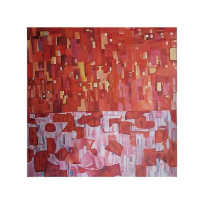Abstract Colours Of Life | Oil Painting On Canvas | By Jagriti Bhardwaj