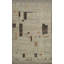 Tapis marocain abstrait 9 x 12 avec des tons terreux et des motifs subtils