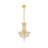 Stinnett 6 - Light Dimmable Empire Chandelier-32478868-32478869
