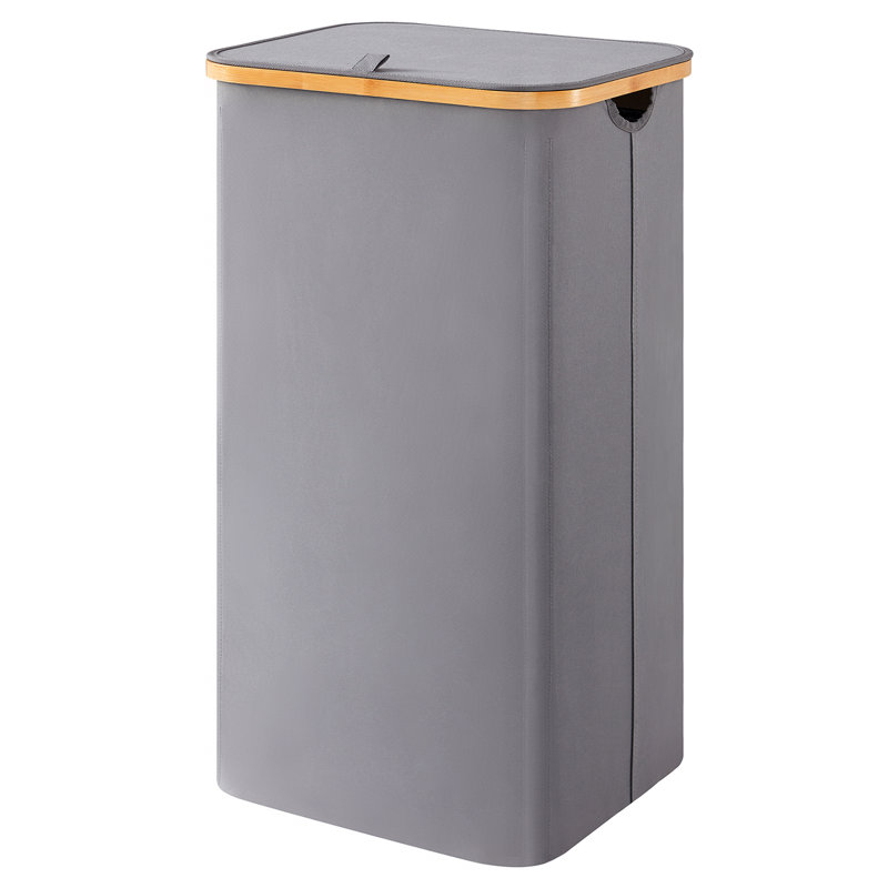 Laundry Hamper And Waste Basket Set, Grey