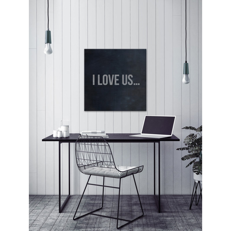 I Love Us - Wrapped Canvas Print, 45cm H x 45cm W x 2cm D