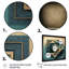 Impression impeccable sur toile, "Perfect imperfections" rétro graphique VI-87319772-87319777