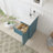 Colton 12" Freestanding Shaker Bathroom Vanity Cabinet with 1 Door & 1 Drawer, No Countertop, Ready to Assemble, Sea Green-95216770