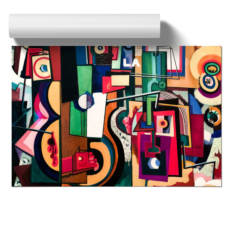 Composition by Amadeo de Souza Cardoso - Frameless Print, 30cm H x 42cm W x 0.1cm D