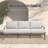 4 Piece Aluminum Sofa Seating Group with Cushions