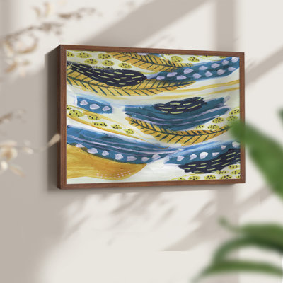 Feathery I -Framed Print - Restickable