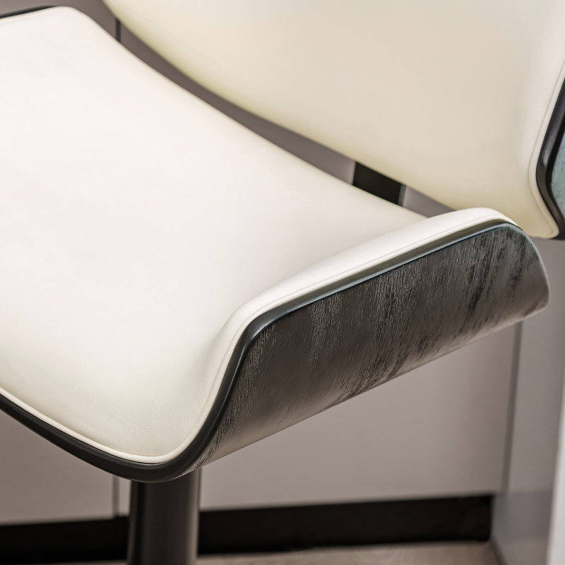 Tabouret de bar Stickel, Blanc