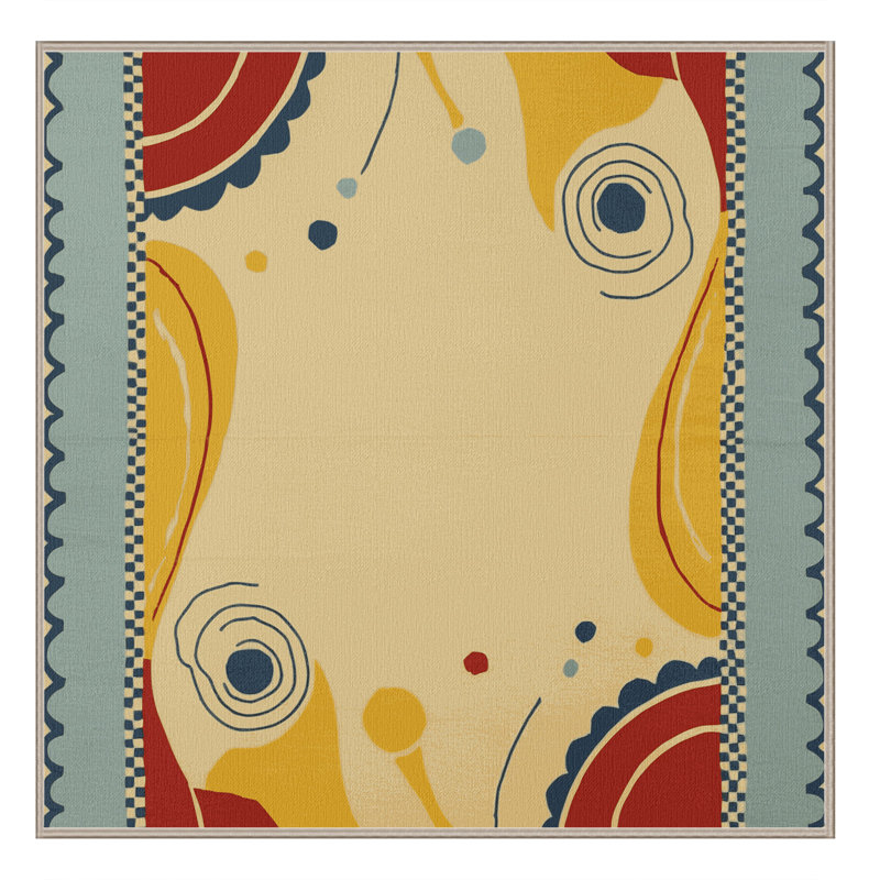 Dynamic Bop Rug, Square 7'