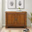 Console Donela avec tablette de rangement réglable, table de hall d'entrée rétro avec tablette de rangement réglable, table de canapé pour le couloir, entrée, salon, vestibule-361751792-361751807