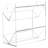 Plastic 11.02'' H Media Shelves