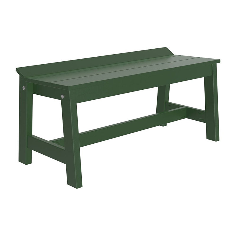 Banc de pique-nique en plastique Glenarm Café, Vert