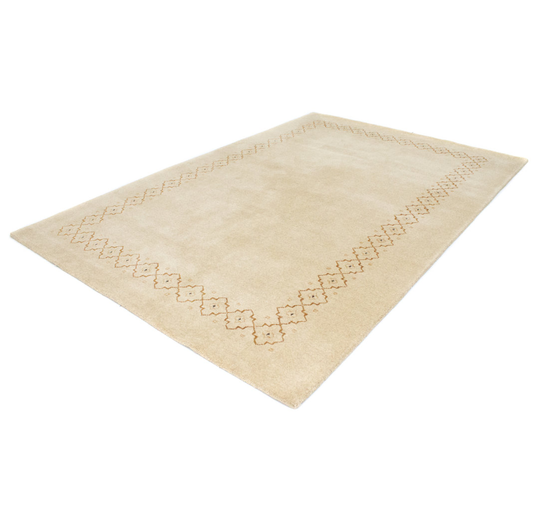 Hand Knotted Wool Beige Indoor/Outdoor Rug