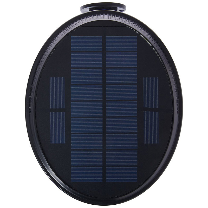 5-Watt LED Solar Power Dusk to Dawn Flood Light with Motion Sensor (Pack of 1), Black-Pure White
