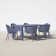 Farrah 6 - Person Patio Dining Set with Extendable Rectangular Table