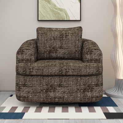 Fauteuil d'appoint pivotant et confortable pour le salon