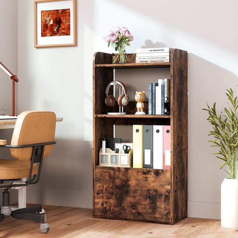 120 cm H x 55 cm W Book Cabinet Bookcase, Brown