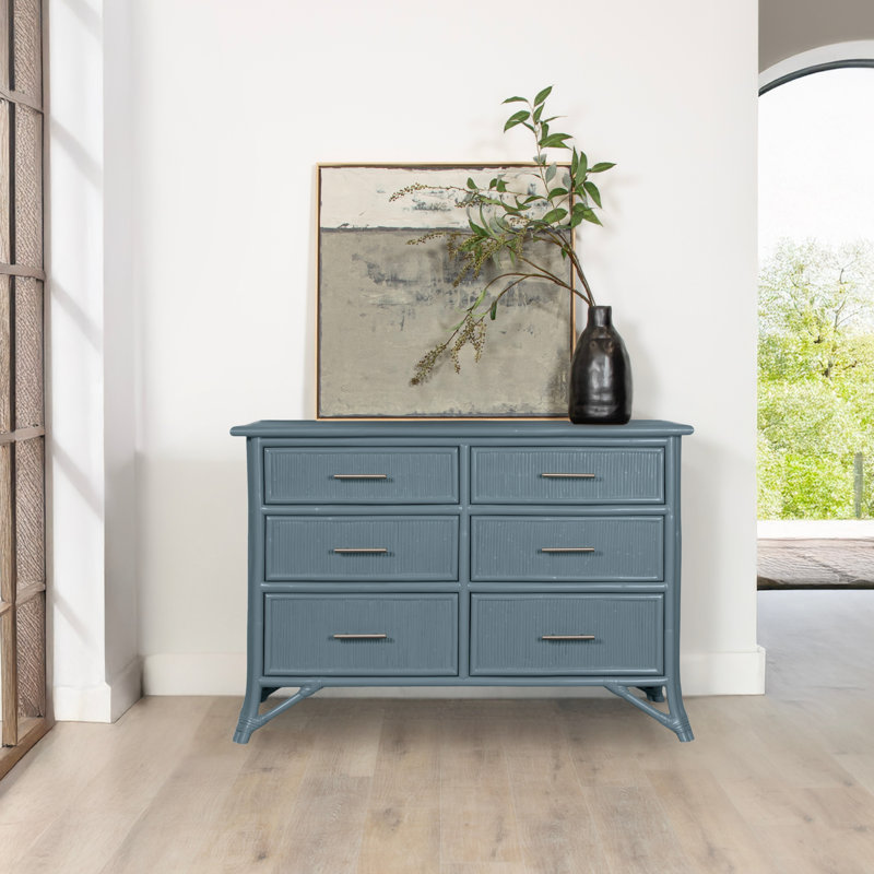 Bermuda 6 - Drawer Dresser, Regatta Blue