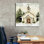 «Wall Church At Christmas 1» par Nicole DeCamp, art mural épique sur toile, 37 po x 37 po