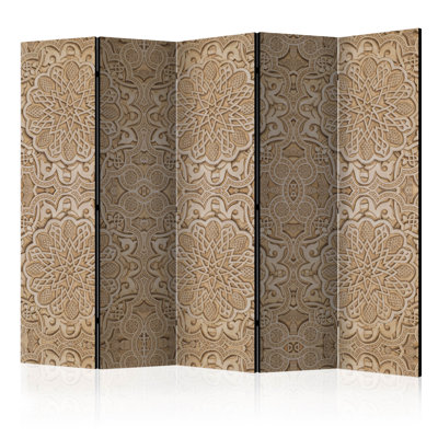 Garton 172cm H Solid Wood Folding Room Divider