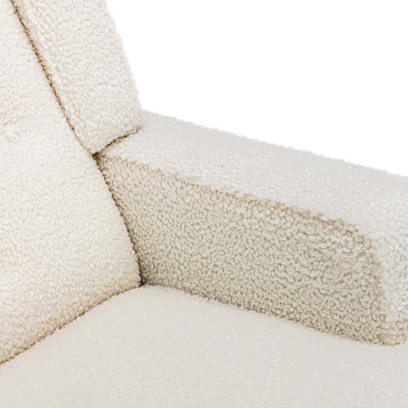 Chaise berçante Abhimanyu, Polyester beige