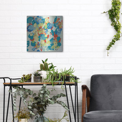 Winston Porter «Falling On Water 2» par Jan Weiss, art mural en métal